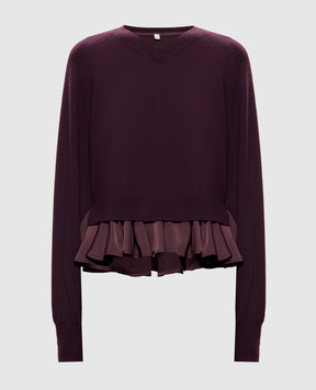 3.1 Phillip Lim Фіолетовий пуловер подвійної конструкції F26170647UMC