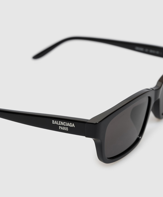 Balenciaga Черные очки Daily Rectangle 870678T0039 изображение 4