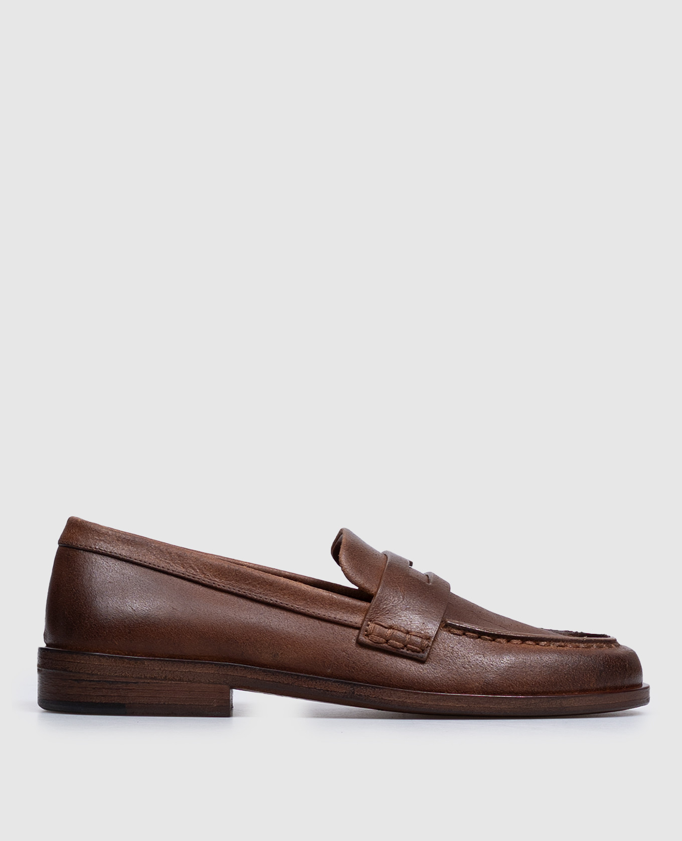 

Коричневые кожаные лоферы Mocasso, Коричневый, Лоферы