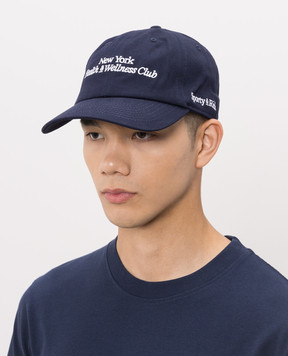 Sporty & Rich Синя кепка з вишивкою напису AC040710083BL106