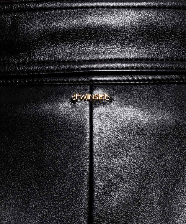 Twinset Чорні штани з поясом 262TP2051 зображення 5