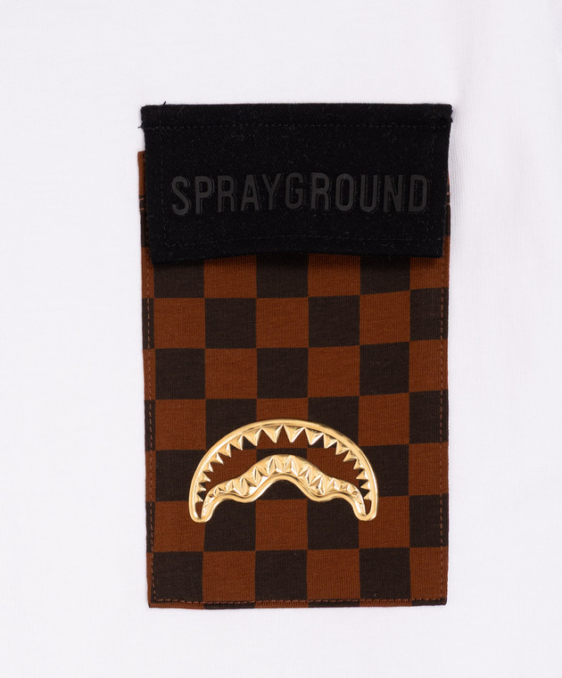Sprayground Детский белый лонгслив SPY1570WHT изображение 3