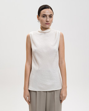 PROENZA SCHOULER Білий топ Taryn у візерунок WL2614615BY347