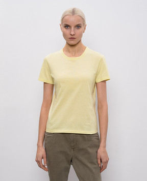 Tom Ford Желтая футболка монограммой TSJ629JEX190