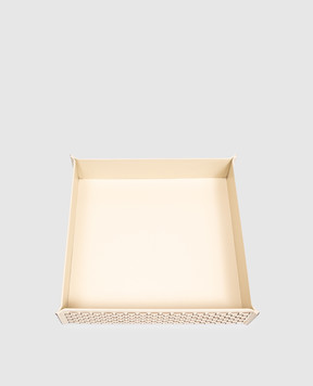 Treesseci Бежева шкіряна підставка для ванної кімнати HILTON HI67AAV