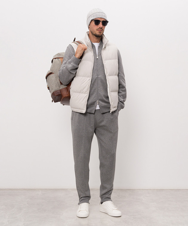 Brunello Cucinelli Белая футболка прямого кроя M0B131308 изображение 2