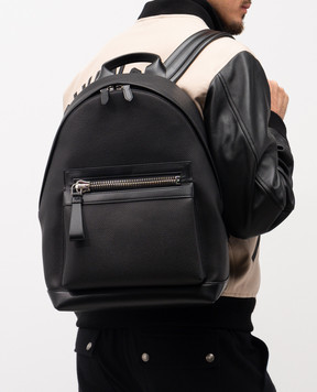 Tom Ford Чорний шкіряний рюкзак H0397LCL213S