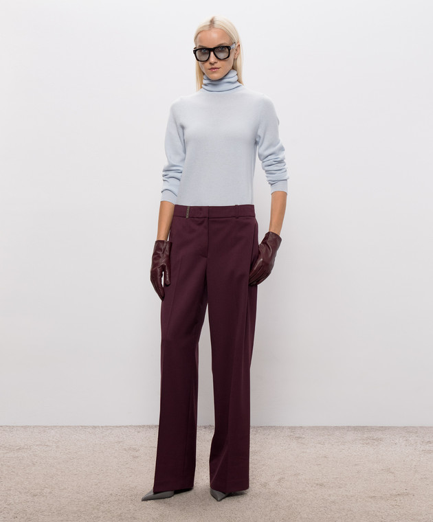 Allude Блакитний гольф з вовни та кашеміру 26517013 зображення 2