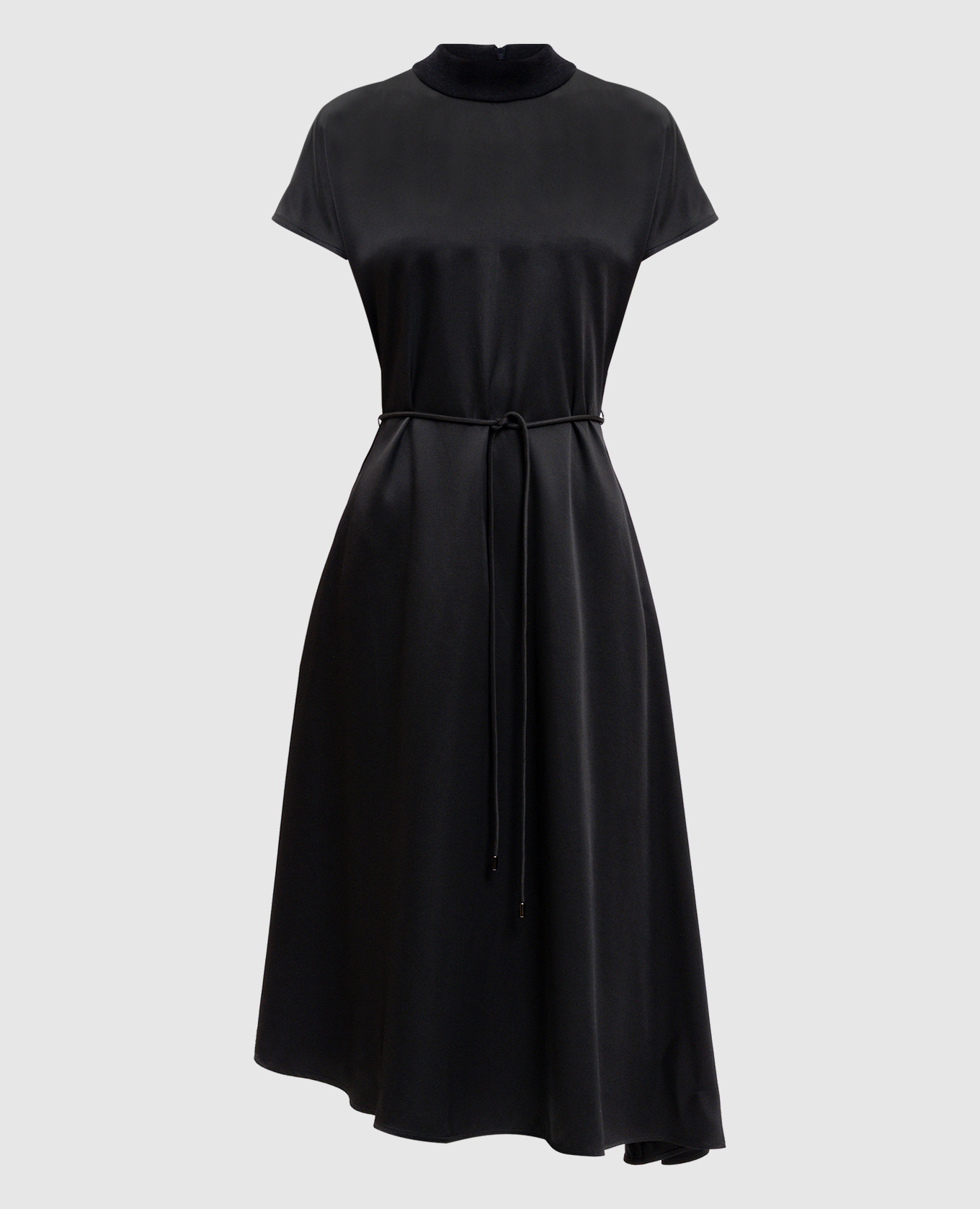 

Черное платье асимметричного кроя, Черный, Повседневные платья