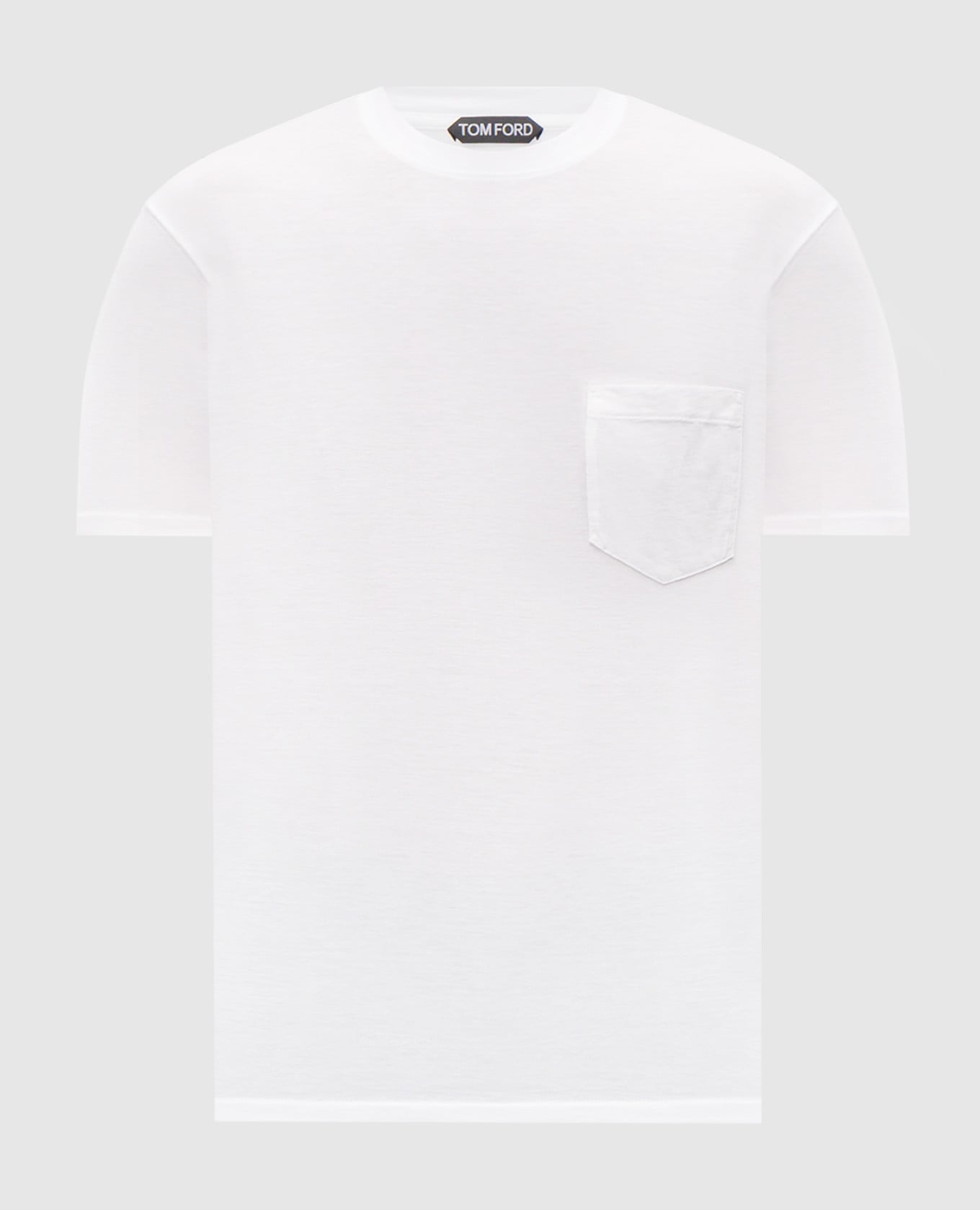 Белая футболка с шелком