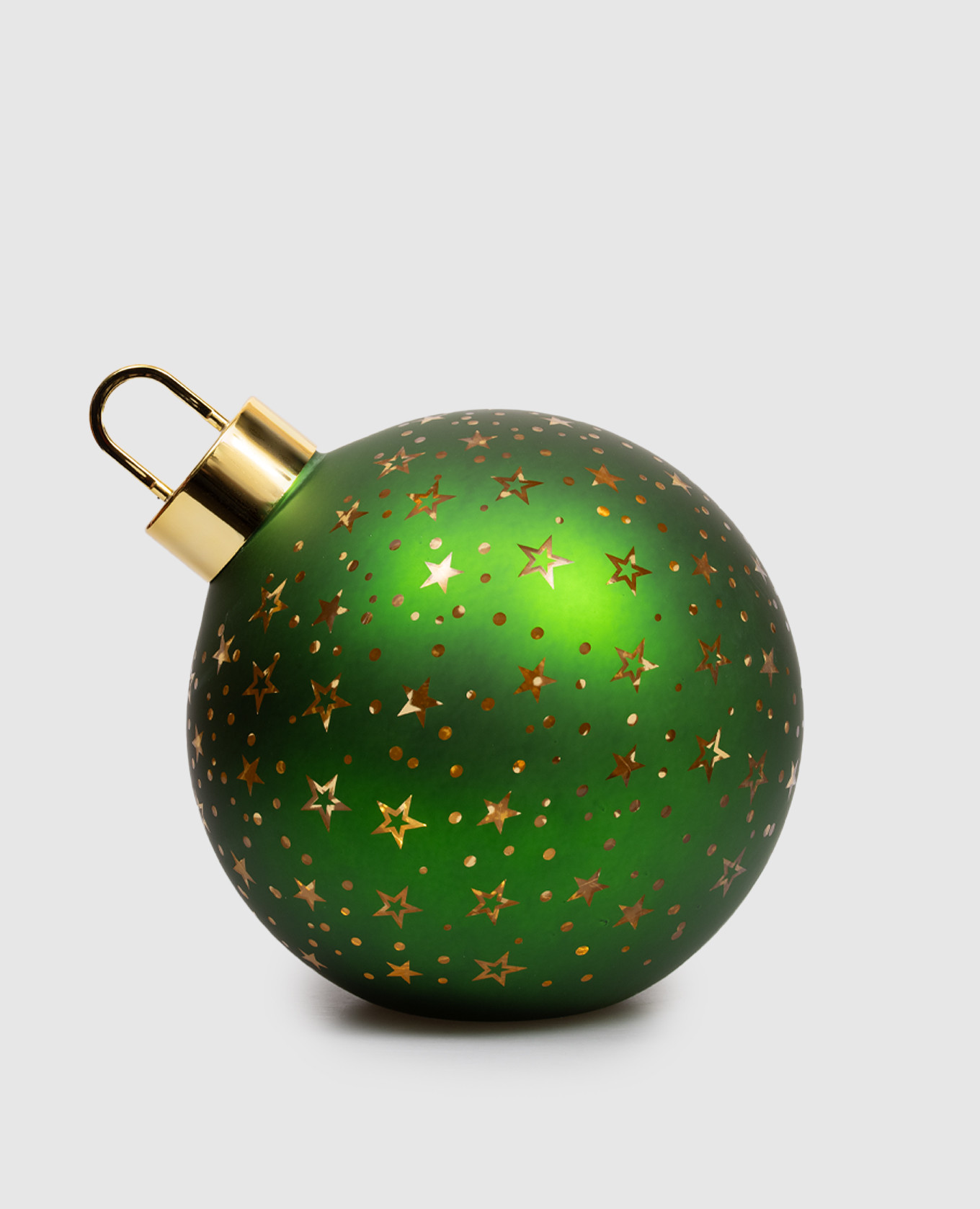 

Зеленый стеклянный светодиодный шар, Декор