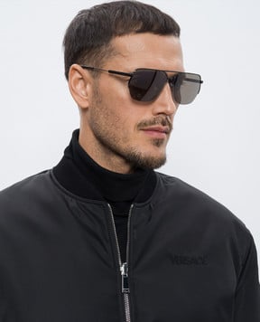 Jacquemus Зеленые очки JAC67C2SUN