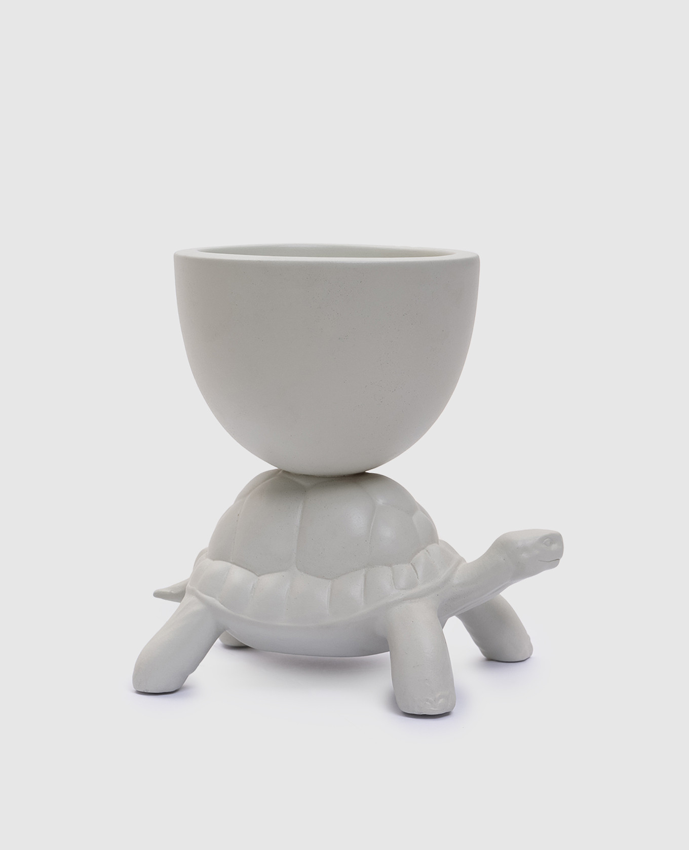 

Керамический горшок для растений Turtle Carry XS, Серый, Декор