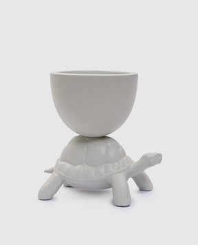Qeeboo Керамічний горщик для рослин Turtle Carry XS 36016PLGY
