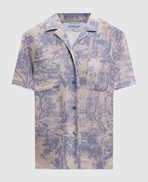 Off-White Рубашка City Nature с льном 2FA00667T