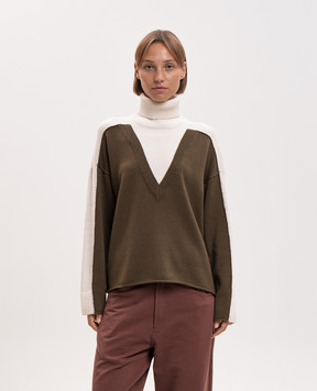 Maison Margiela MM6 Светр з вовни з ефектом вивороту S52HA0306M13280