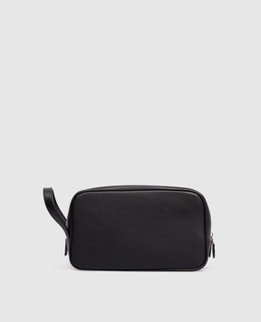 Dolce&Gabbana Черный кожаный несесер с плетением BT3310AN419