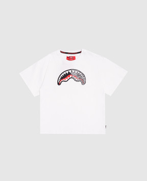 Sprayground Дитяча біла футболка Sketch Shark SPY1413WHT