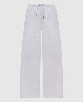 Alexander Wang Сірі меланжеві утеплені спортивні штани 1CC2264040