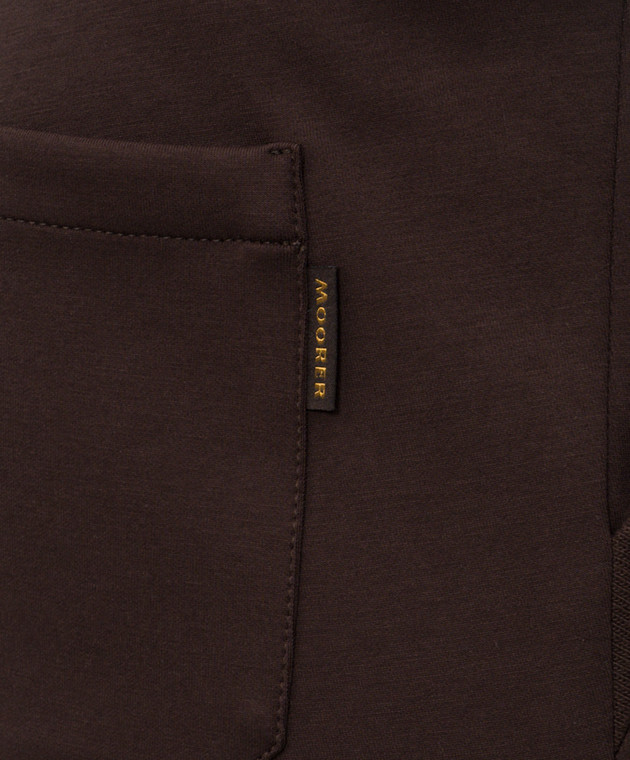 MooRER Коричневі спортивні штани CRISPIN CRISPINPANTALONEIT зображення 5