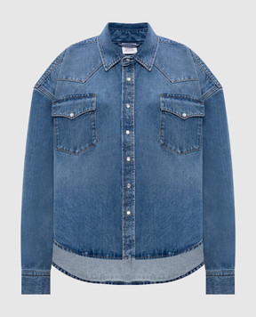Vetements Синяя джинсовая рубашка ME76DS073N4