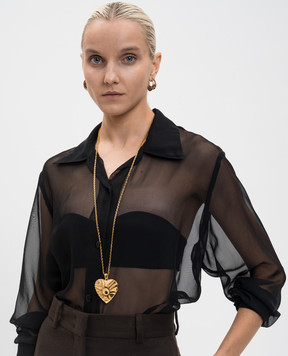 PUCCI Золотистий ланцюжок з підвіскою дзеркальце 5UAM355U920