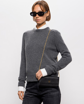 Fendi Черный кожаный клатч 8M0587B08E