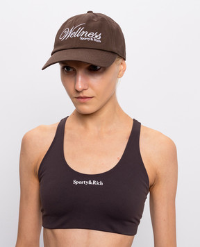 Sporty & Rich Коричневая кепка Soho AC040711083BR29
