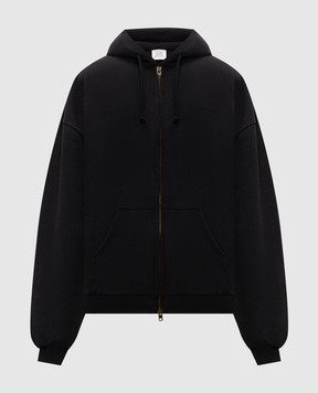 Vetements Чорна куртка з вишивкою логотипа MH27BJ170Bm