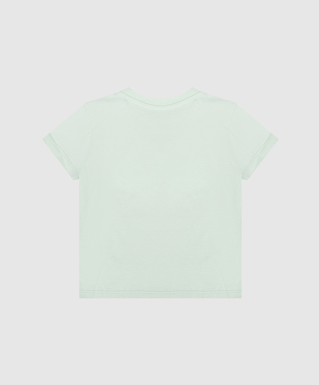 Palm Angels Дитяча зелена футболка з принтом Spray Bear PBXB001S26JER001 зображення 2