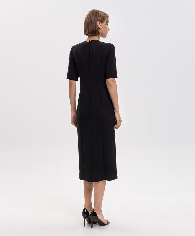Twinset Черное платье миди 262TP2046 изображение 4