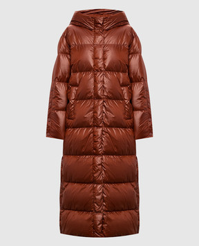 Twinset Терракотовый пуховик 262TP2650
