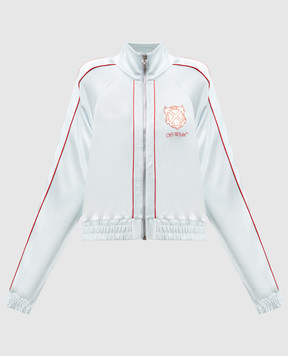 Off-White Блакитна спортивна куртка 2BD00AS26JER001