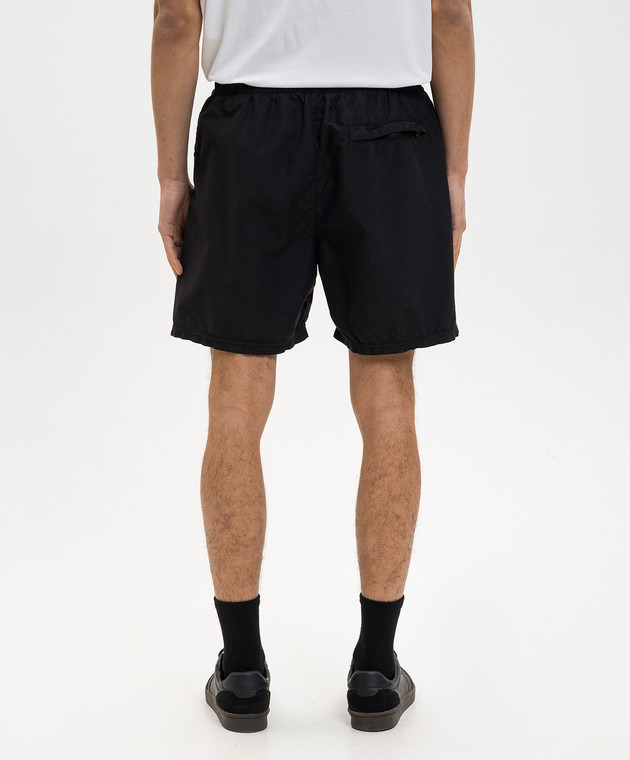 Stone Island Черные шорты для плавания с нашивкой эмблемы L1S15B100B09S0046 изображение 4