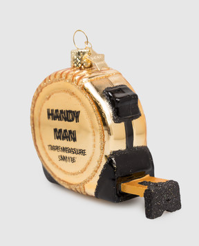 Vondels Золотиста ялинкова іграшка Tape Measure 2250101065011