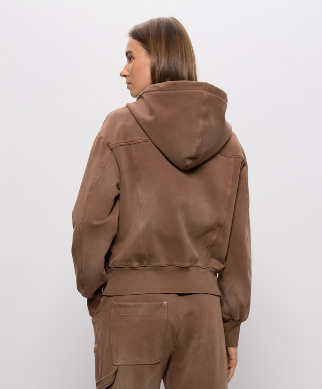 3.1 Phillip Lim Коричневая спортивная куртка F26110423TFT изображение 4