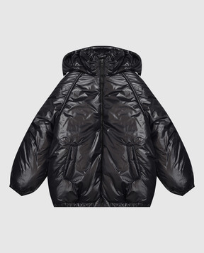Balmain Детская черная куртка BZ2B40N03711214