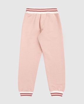 Dolce&Gabbana Дитячі рожеві джогери з принтом L5JPD7G7PHC812+