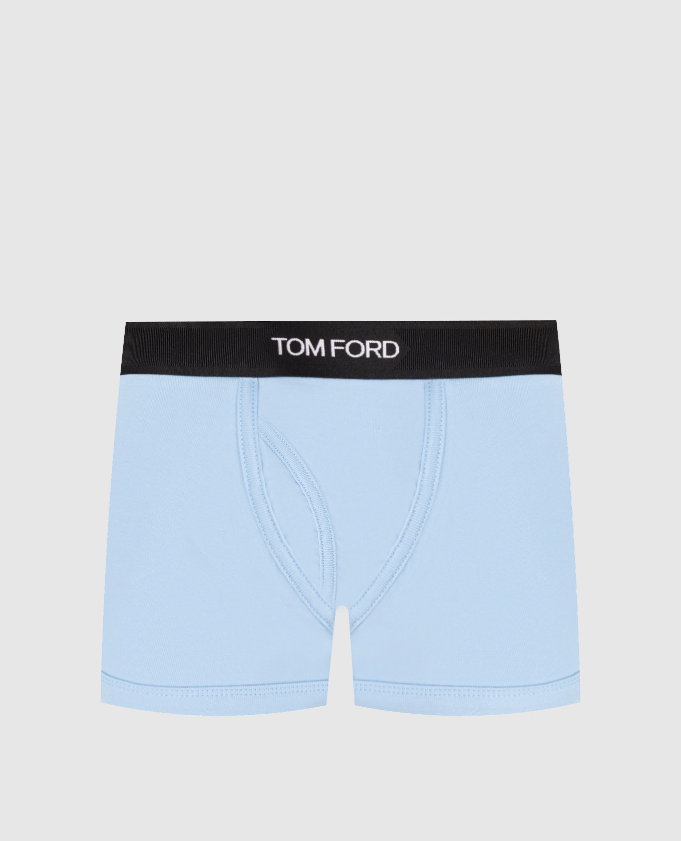 Голубые трусы-боксеры с узором логотипа