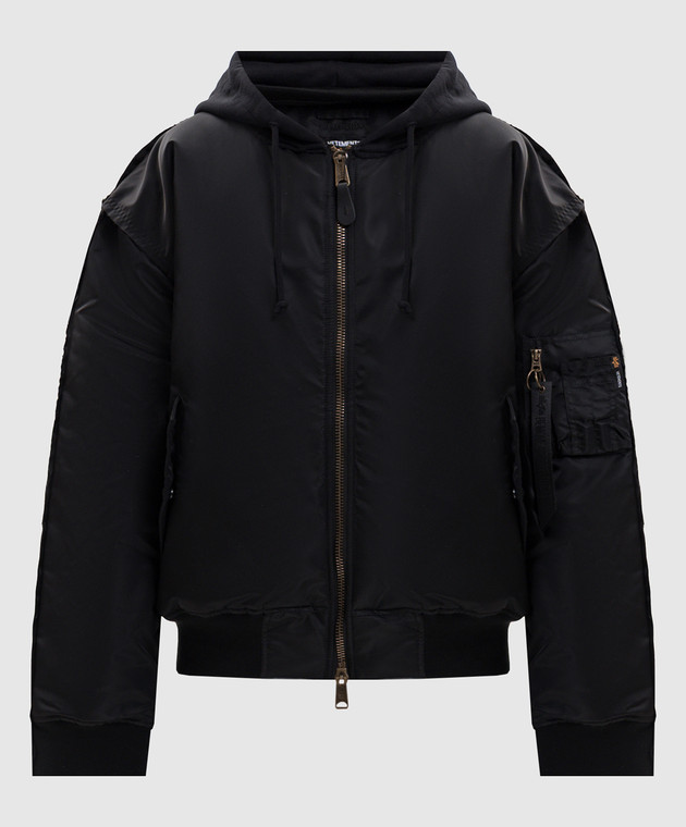 Vetements Черная куртка MH27JA018Bw