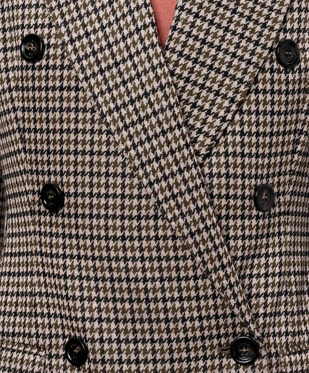 Max Mara Жакет с шерстью в узор MXMECCELSO изображение 5