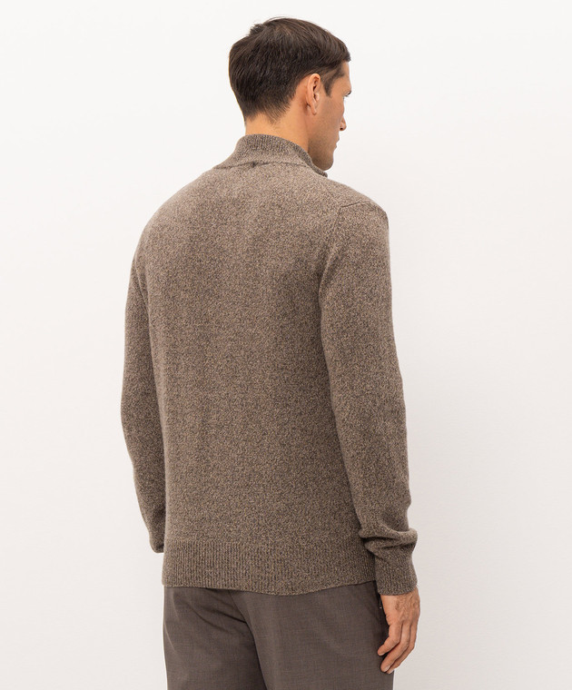 Cashmere&Whiskey Коричневий кардиган 50706 зображення 4