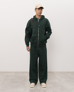 Ami Paris Зеленые спортивные штаны HTR856730