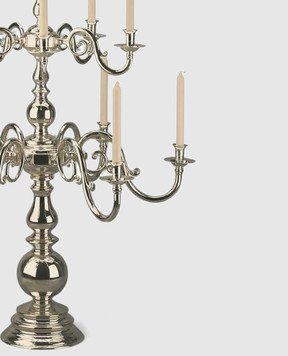 Broggi 1818 Сріблястий підсвічник Ambasciata на 11 свічок 3100018543