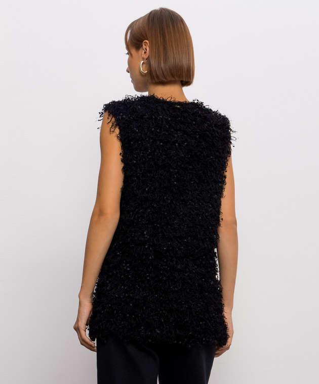 Twinset Чорний жилет 262TP3131 зображення 4