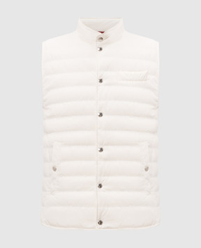 Brunello Cucinelli Пуховой жилет цвета айвори MV4081711