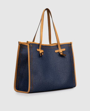 Gianni Chiarini Синя сумка-тоут MARCELLA BS12420COMMBLRBL