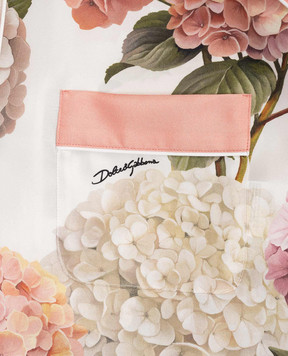 Dolce&Gabbana Дитяча блуза із шовку в квітковий принт L55S87HI118812+