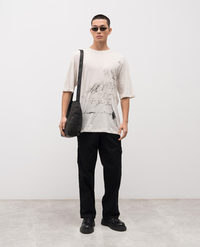 Ann Demeulemeester Белая футболка Dieter B0013826FA206