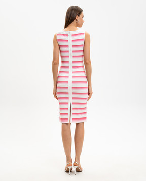 Herve Leger Розовое платье Clea 46HOS8561610